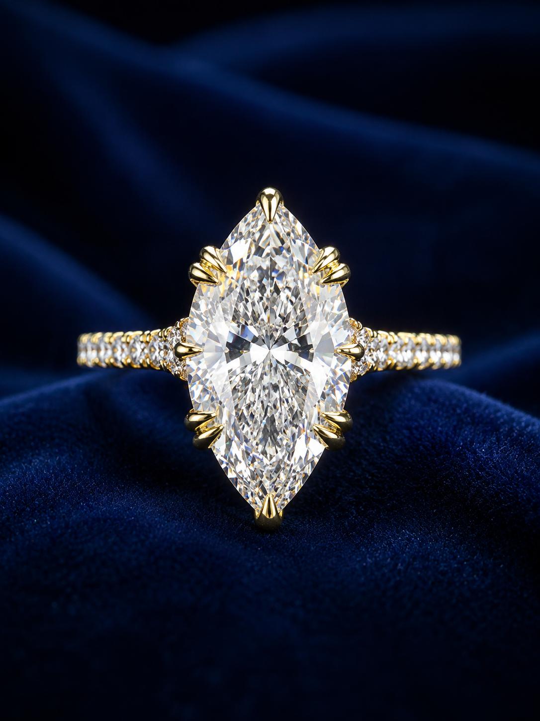 14KY 2.51CT VS1-E Pear